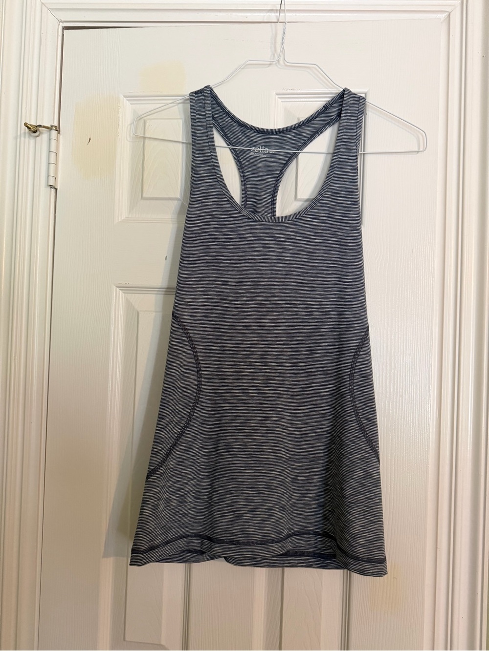 Zella black and gray Racerback Tank